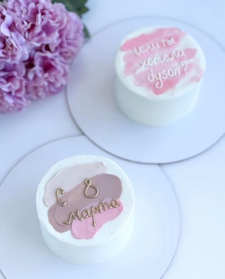 Бенто торт «С праздником весны» на 8 марта