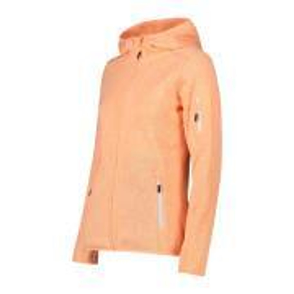 Толстовка флисовая CMP Women's hooded fleece  3H19826 Jacket, артикул 3H19826, цвет  Light Orange (32CN)
