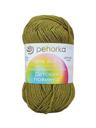 Пряжа "Детская новинка" 33 Золотистая олива