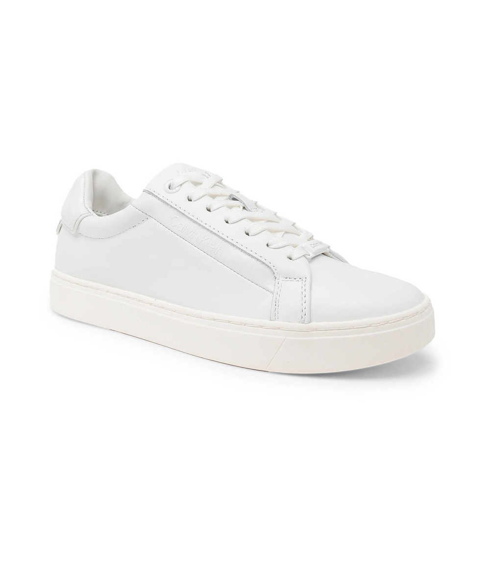 Кожаные кроссовки Calvin Klein - белый(HW0HW01353)