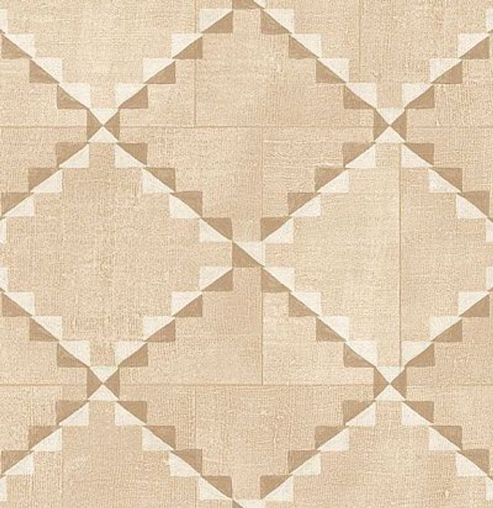 обои современные дизайнерские имитируюшие ткань с геометрическим узором 49533