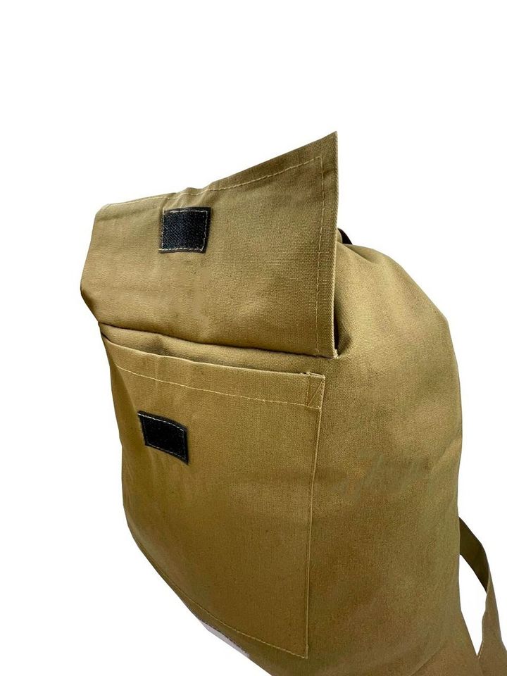 Вещмешок с карманом армейский солдатский (ткань палатка, хаки)