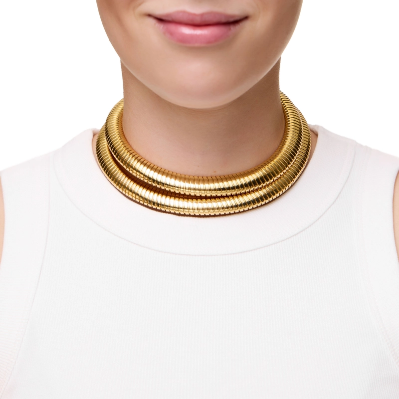 Колье Эластичное с Двойной Обмоткой