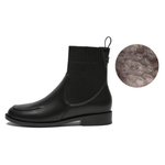 BASTO PU Crew Ankle Boots 2.5cm Women"s