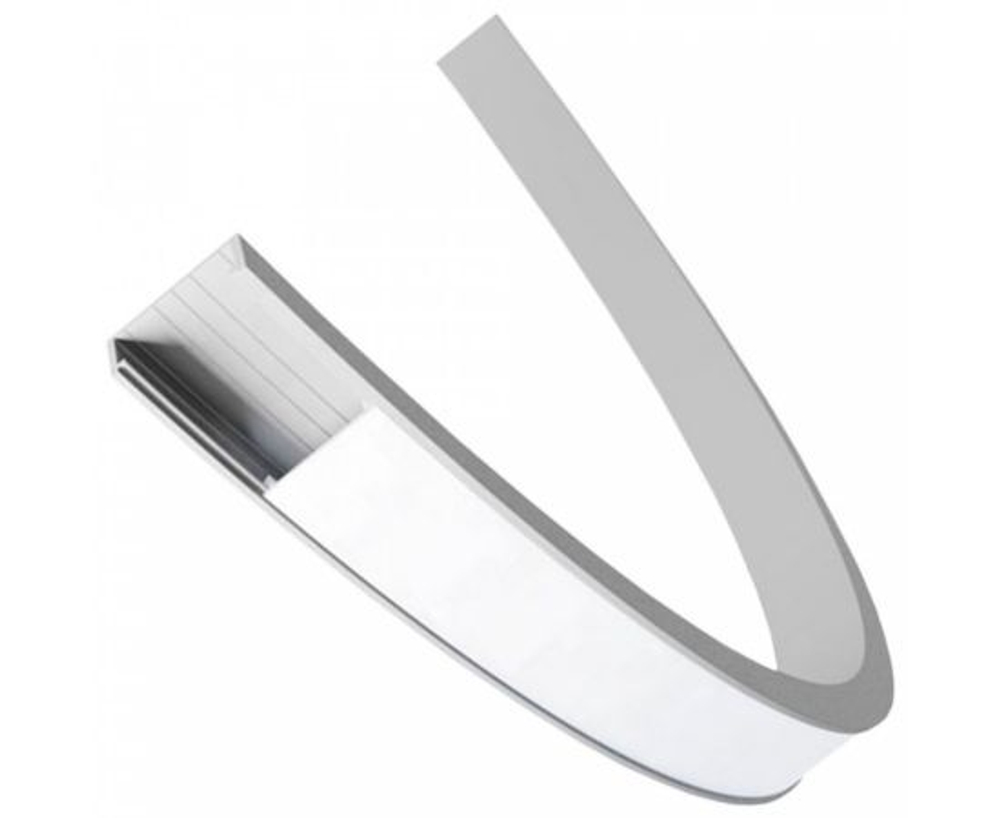 П-образный прямой профиль Apeyron 08-05-01 для светодиодной ленты, накладной, алюминий, IP44, серебро, 1 метр