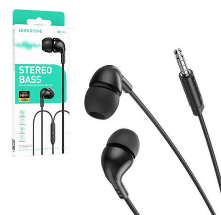 Наушники с микрофоном BOROFONE BM83 (черный)