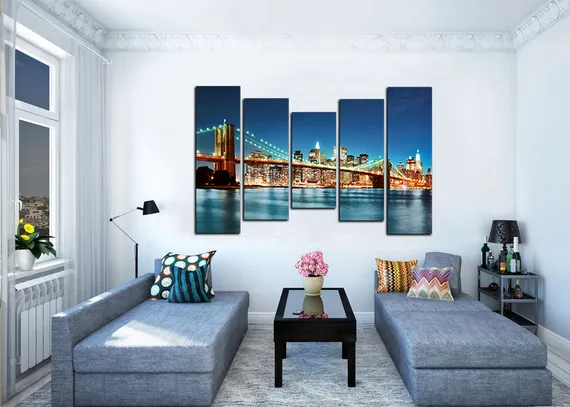 Модульная картина "Бруклинский мост"