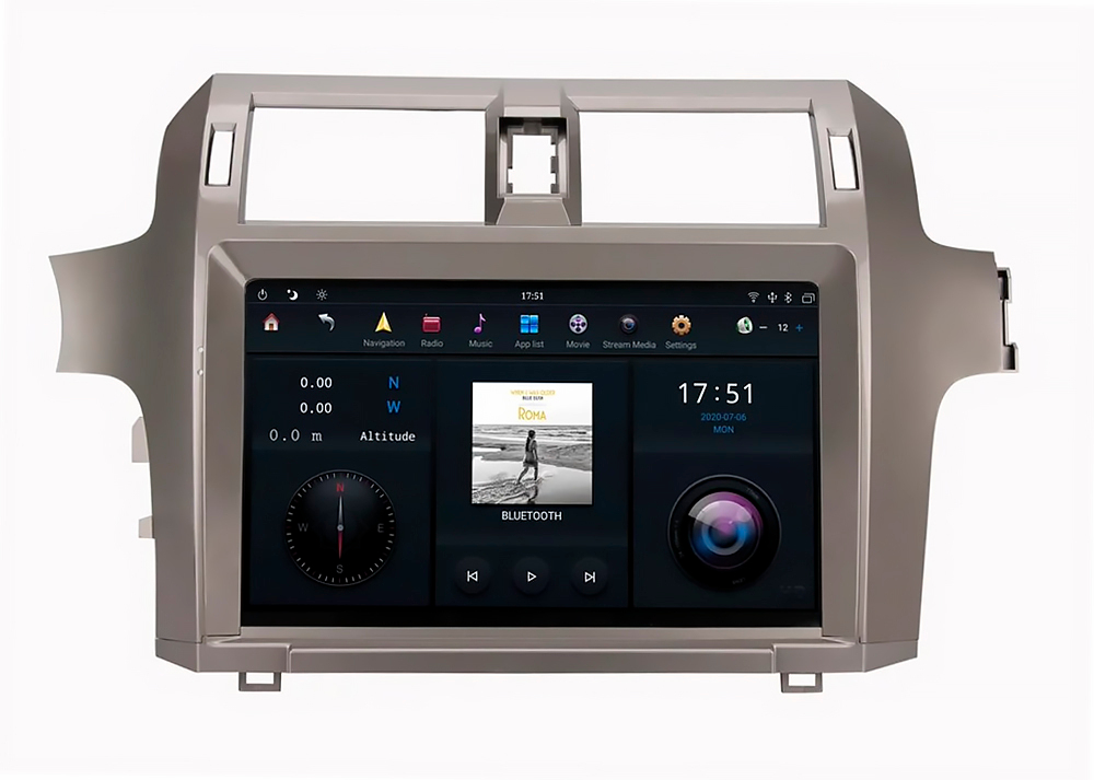 Автомагнитола Тесла стиль для Lexus GX 400, 460 2010-2020