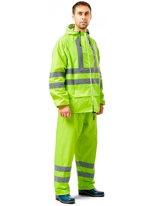 Костюм влагозащитный (нейлон) с СОП зеленый