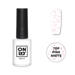 OnlyNails Top Matte Pink, 10мл
