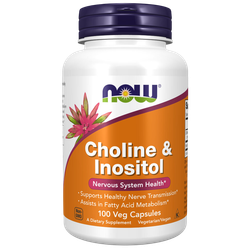 Now Foods Choline & Inositol 100 veg capsules, Холин и Инозитол