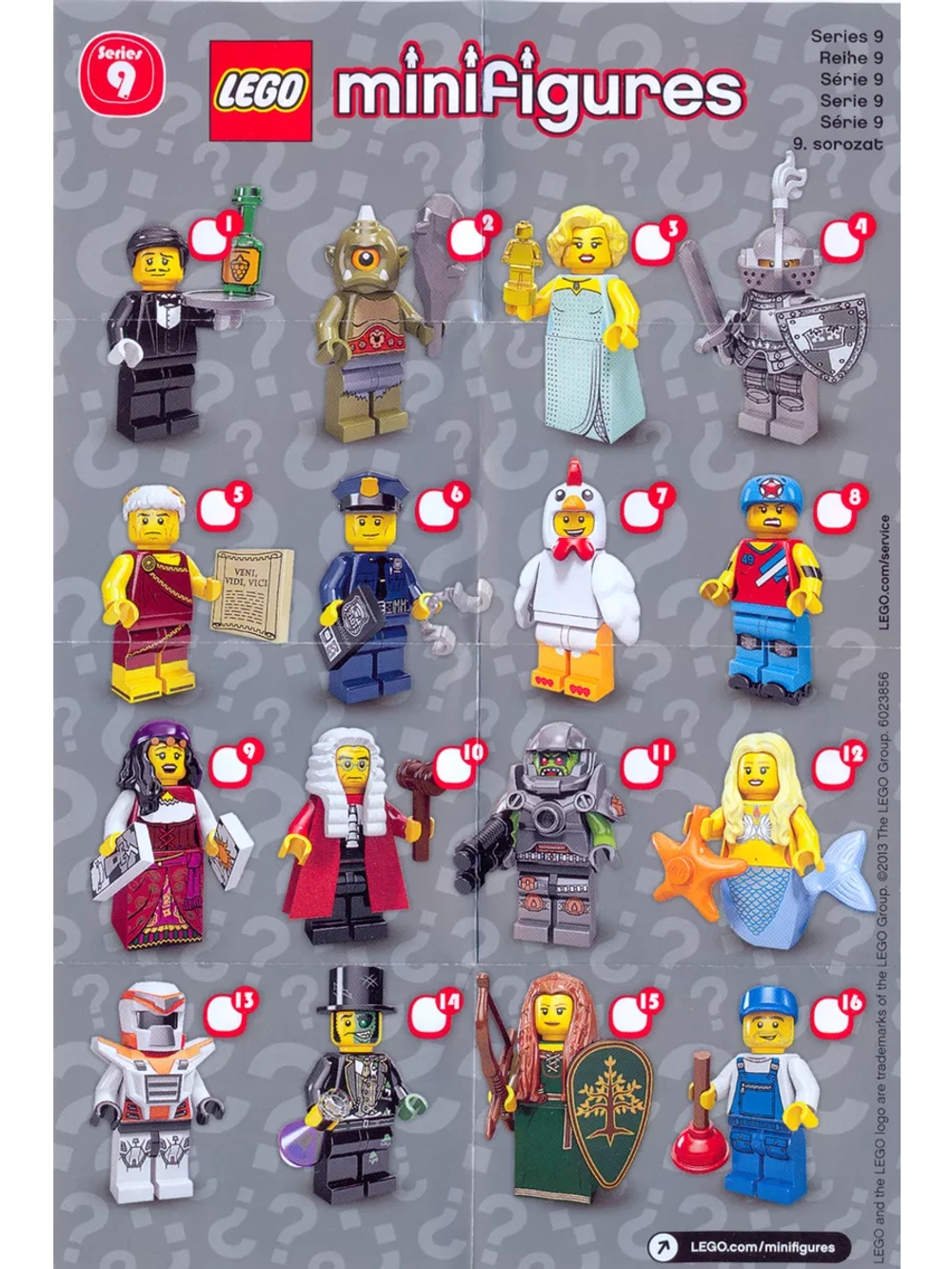 LEGO Minifigures 71000 Series 9 серия Минифигурки