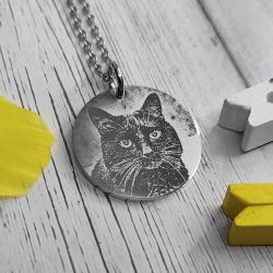 Кулон подвеска с гравировкой фото на заказ