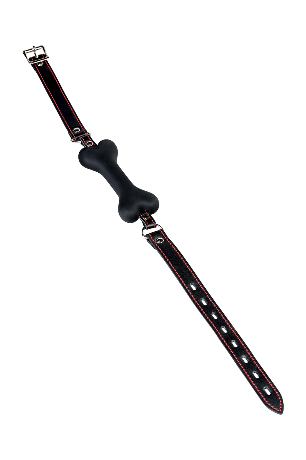 Кляп-трензельTOYFA Theatre в виде косточки чёрный