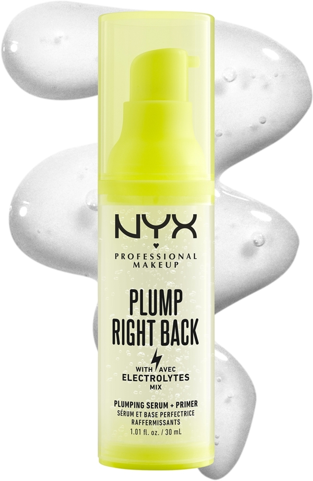 NYX Professional Makeup Plump Right Back Plump Serum And Primer - Стойкая основа под макияж, 30 ml
