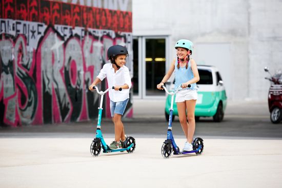 Самокат Micro Cruiser LED аква