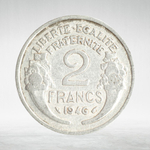 France, 2 Francs 1946 - Light Type, VF