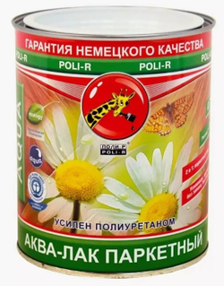 Аква-лак паркет 0,75 л глянцевый Поли-Р