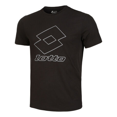 Мужское теннисное поло Lotto Smart IV 1 T-Shirt Men - Black
