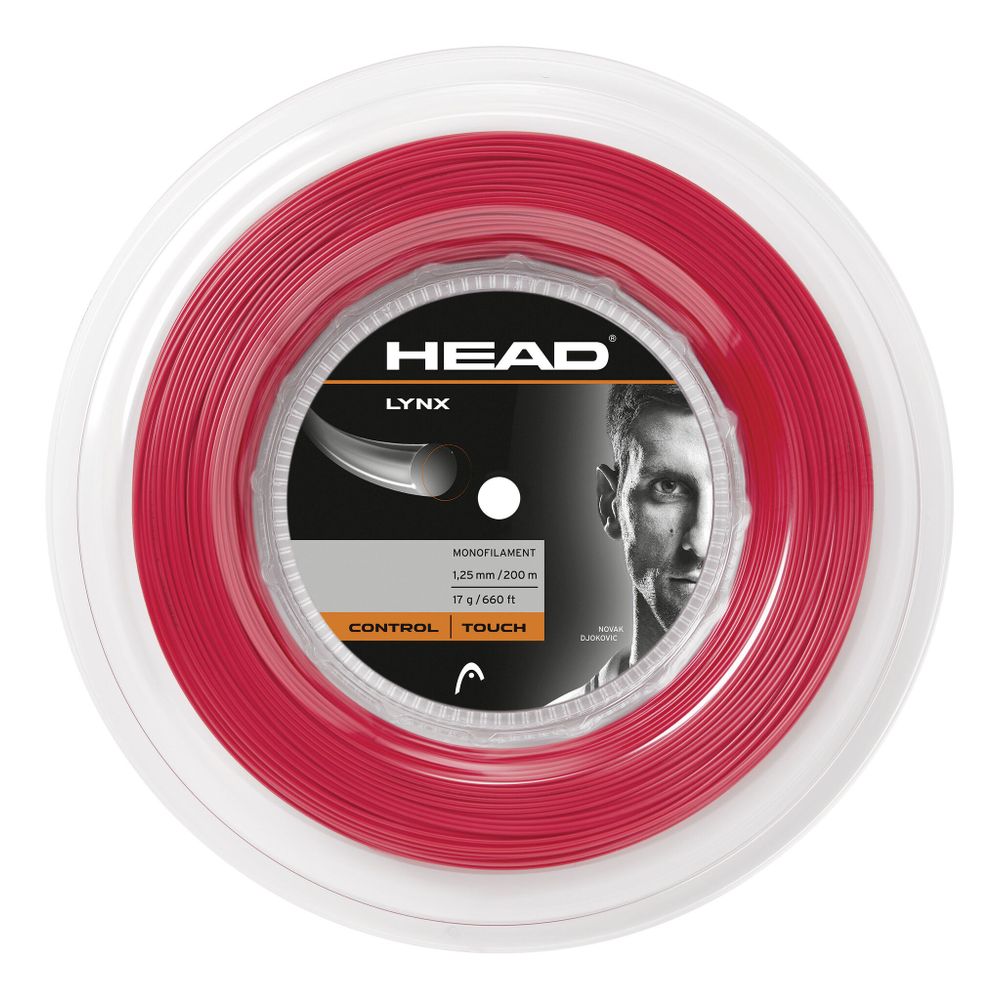 Струны теннисные HEAD Lynx String Reel 200m - Red