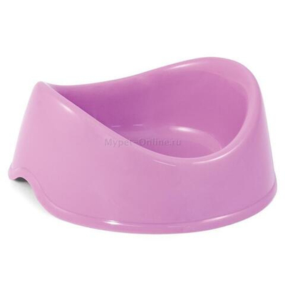 Миска пластиковая "Бисквит", сиреневая, 0,4л, Gamma