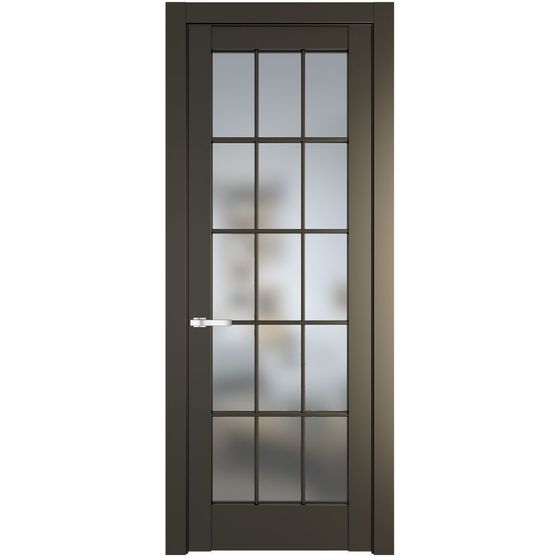 Межкомнатная дверь эмаль Profil Doors 3.1.2 (р.15) PD перламутр бронза стекло матовое