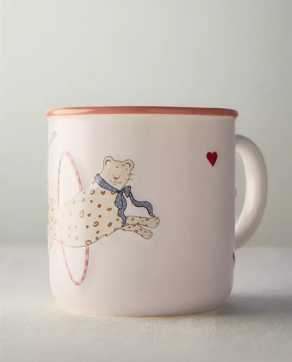 ZARA HOME ДЕТСКАЯ КРУЖКА ИЗ КЕРАМИКИ «ГЕПАРД», РАЗНОЦВЕТНЫЙ