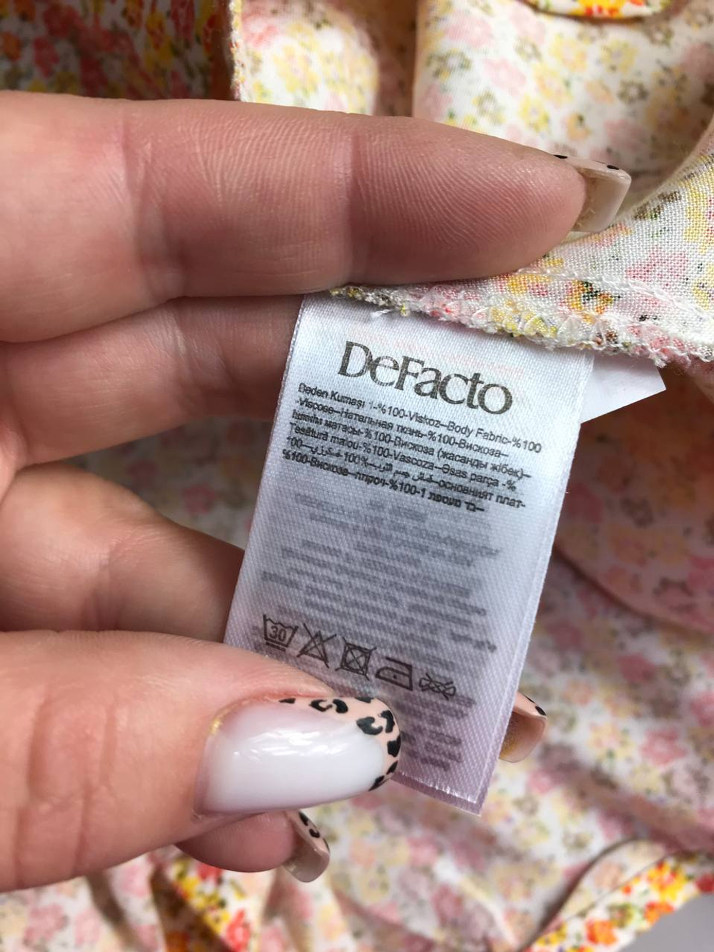 Платье DeFacto для романтичной особы, маркировка 38 eur, на 44 размер, новое с биркой