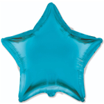 Шар фольгированный Звезда 46 см (Голубой)