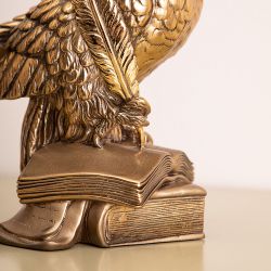 Статуэтка Ученый Филин 20 см Бронза