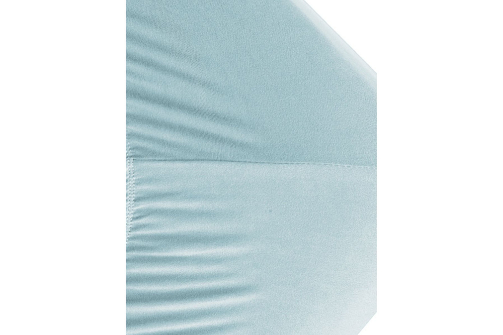 Простынь GoodNight Трикотаж 160х200х20 Голубой на резинке