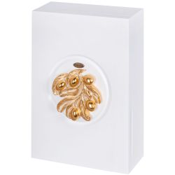 Полка ключница Oliva Branch (Олива Бранч) 2 Айс Мраморное золото