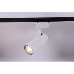 Трековый светильник однофазный ЭРА TR5-2040 WH светодиодный 20Вт 4000К белый | Однофазные светильники LED