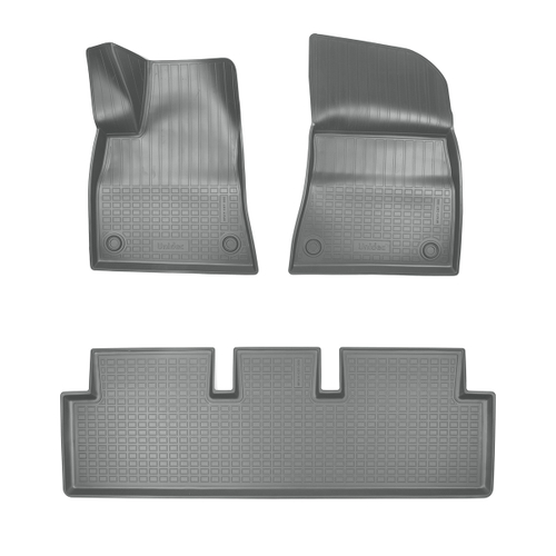 Ковры в салон Norplast/Unidec для Tesla Model 3 в кузове SD (2017-), Серый, арт.NPA11-C87-300-G