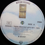 Eagles / Their Greatest Hits 1971-1975 (LP)