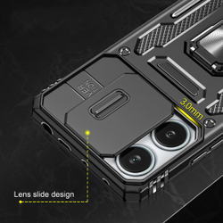 Чехол Safe Case с кольцом и защитой камеры для Xiaomi Poco X5 5G