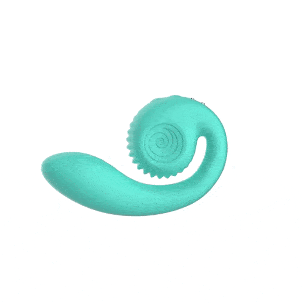 Мятный вибромассажёр SVibe Gizi Snail Tiffany VG-T