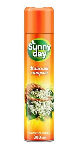 Освежитель воздуха Sunny Day 300 мл., Майский ландыш (1/12)