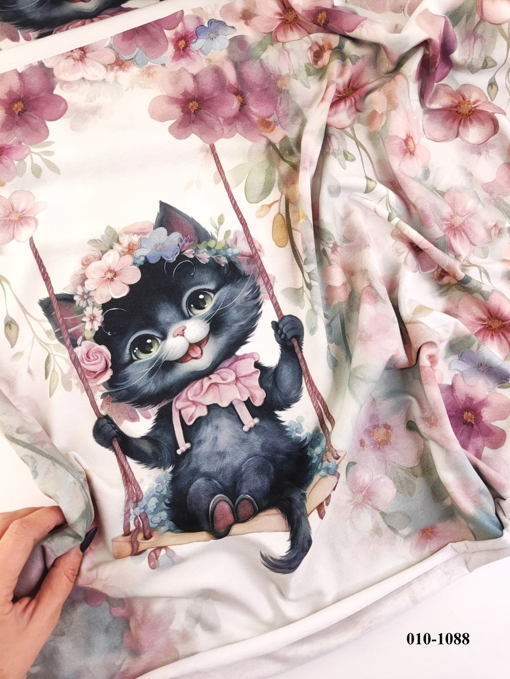 КОТИК - Кулирка с лайкрой, компакт пенье (к1 стрела от кромки 63см, полочка не задета)