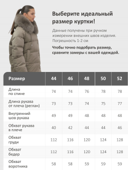 Куртка зимняя женская с мехом и капюшоном тренд коричневого цвета 7658K