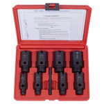 МАСТАК (352-00009C) Набор для восстановления резьб штуцеров системы кондиционирования, кейс, 9 предметов