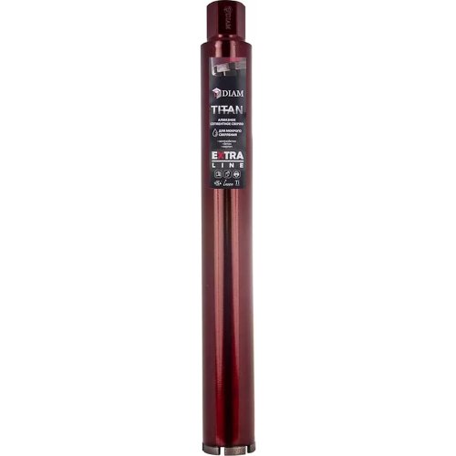 Коронка алмазная DIAM 63x450х6x1 1/4UNC Extra Line Titan железобетон