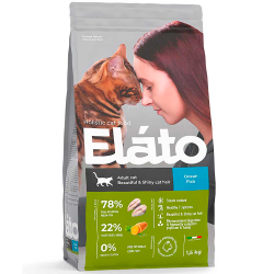 Elato Holistic корм для кошек для красивой и блестящей шерсти с рыбой (Adult Cat Ocean Fish / Beautiful & Shiny Cat Hair)