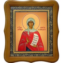 Мария (Голиндуха) Персидская Святая мученица.  Икона на холсте.