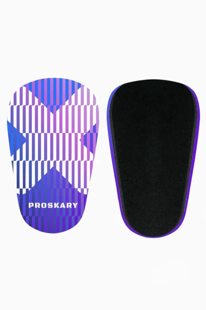 Футбольные щитки Proskary Pulse - фиолетовый