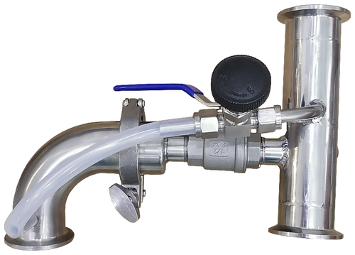 Узел отбора универсальный по жидкости и пару под кламп DN1.5"