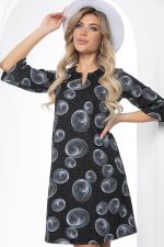 Платье "Селин" (черный меланж) П8793 LT Collection (Акция)