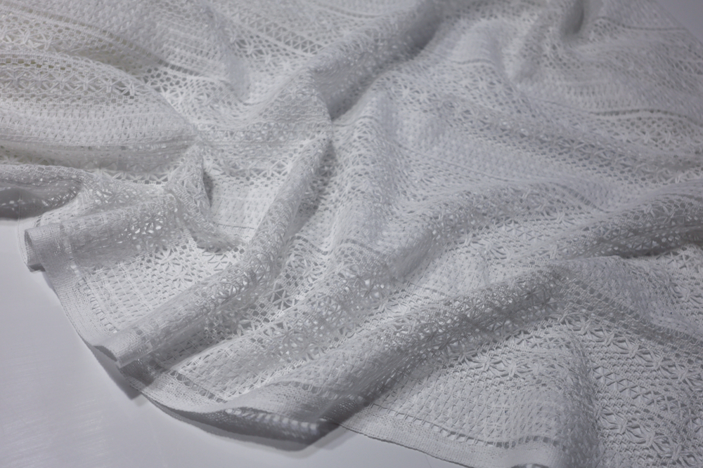 БЕЛЫЙ - Кружево хлопковое (1405 Маша)