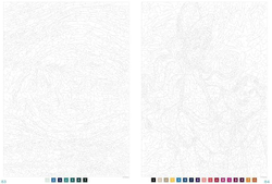 Раскраска по номерам Coloriages mysteres Disney - Girl Power, 128стр.