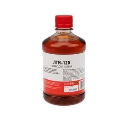 Флюс для пайки, ЛТИ-120, 500мл, флакон REXANT